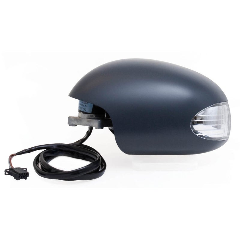 Fit System 72520V Volkswagen Beetle Driver Side OE Style Heated Power Replacement Mirror with Turn Signal, Black