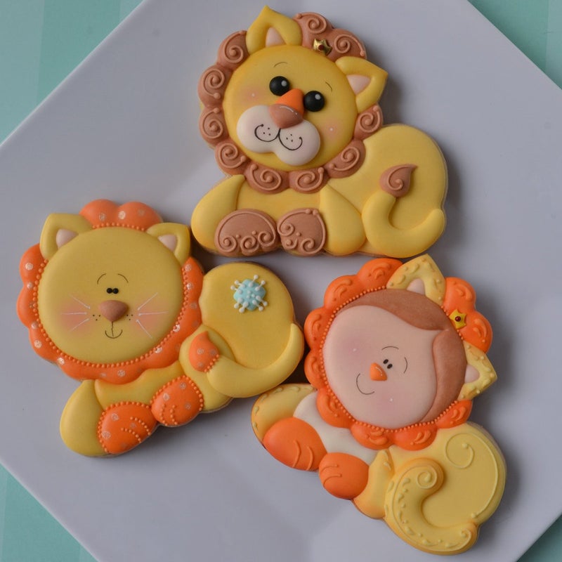 Sweet Elite Tools Jungle Animal Cookie Cutter Set- Elephant  Monkey  Lion by Chapix Cookies - Image 2