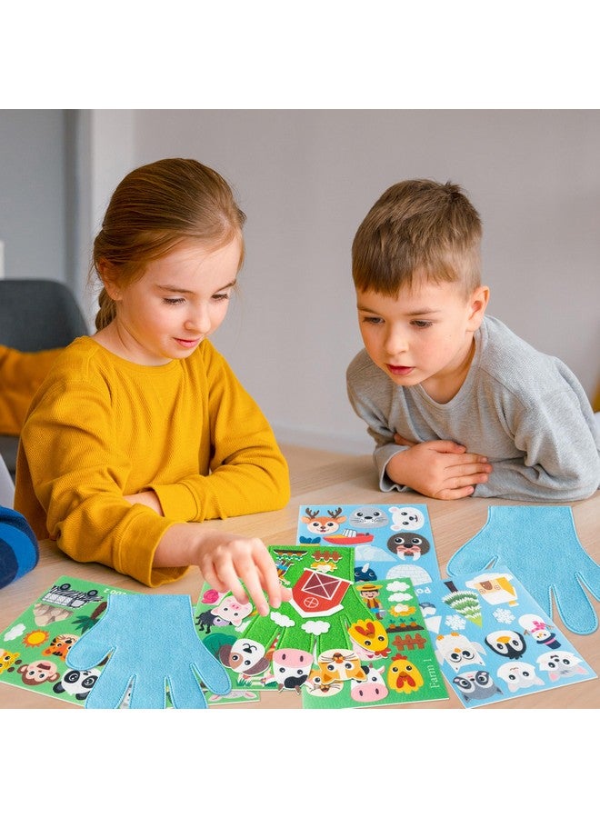 WATINC WATINC Animals Felt Story Finger Puppets - 5Pcs DTY Animal Storytelling Hand Puppet Felt Education Gift, Farm Insect Zoo Ocean Polar Animal Storytime Early Learning Role Play for Kids  - Image 4