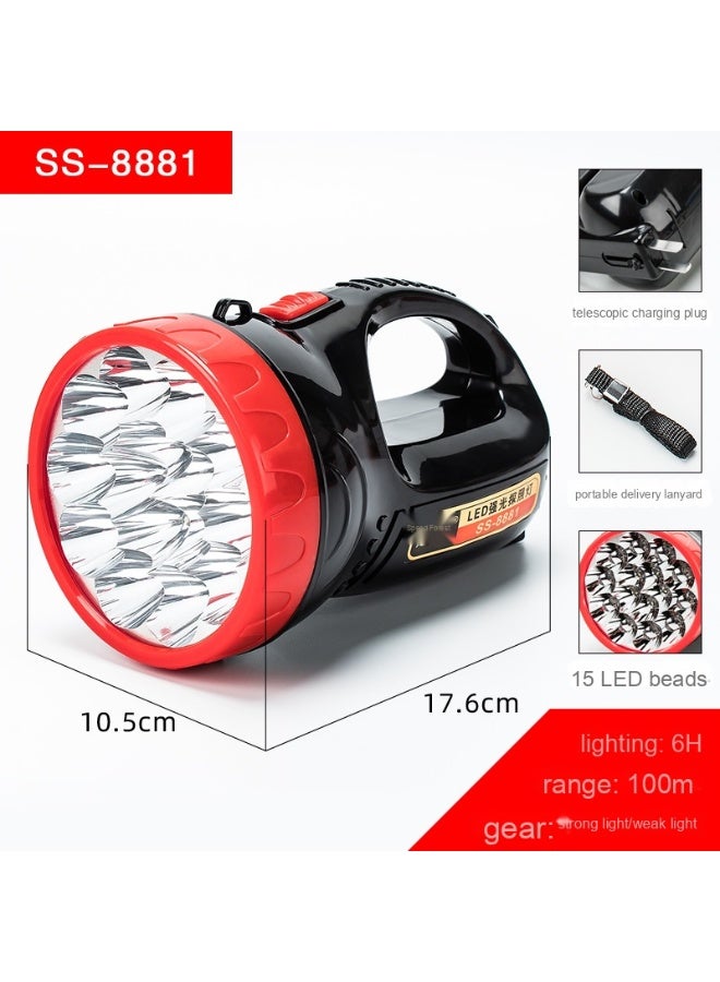 Rechargeable High-Power Handheld Spotlight - Essential for Outdoor Emergencies