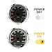 MOTOR METER RACING W Pro 85mm 338 GPS Speedometer with Turn Signal High Beam 160 MPH Black Dial White LED Digital Odometer Waterproof for Car Truck Motorcycle Harley Marine Boat Yacht - Image 2