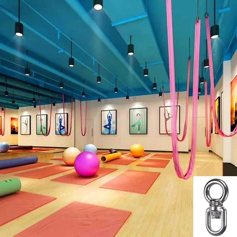 Dakzhou Bearing Swing Swivel 360Â° Rotary 820 lb Capacity, Safe and Reliable Suspension Connection Accessories for Swing Air Dance Hammock Chair Yoga Swing Climbing Projects - Image 5