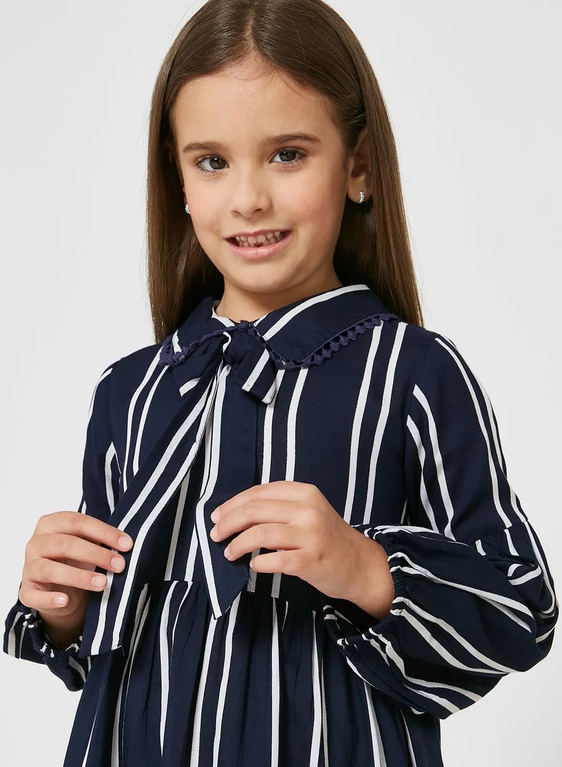 Pinata A Line Striped Dress