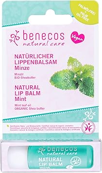 Benecos benecos Mint Lip Balm Moisturizing Hydrating Mint Flavor Organic 1 Count  - Image 1