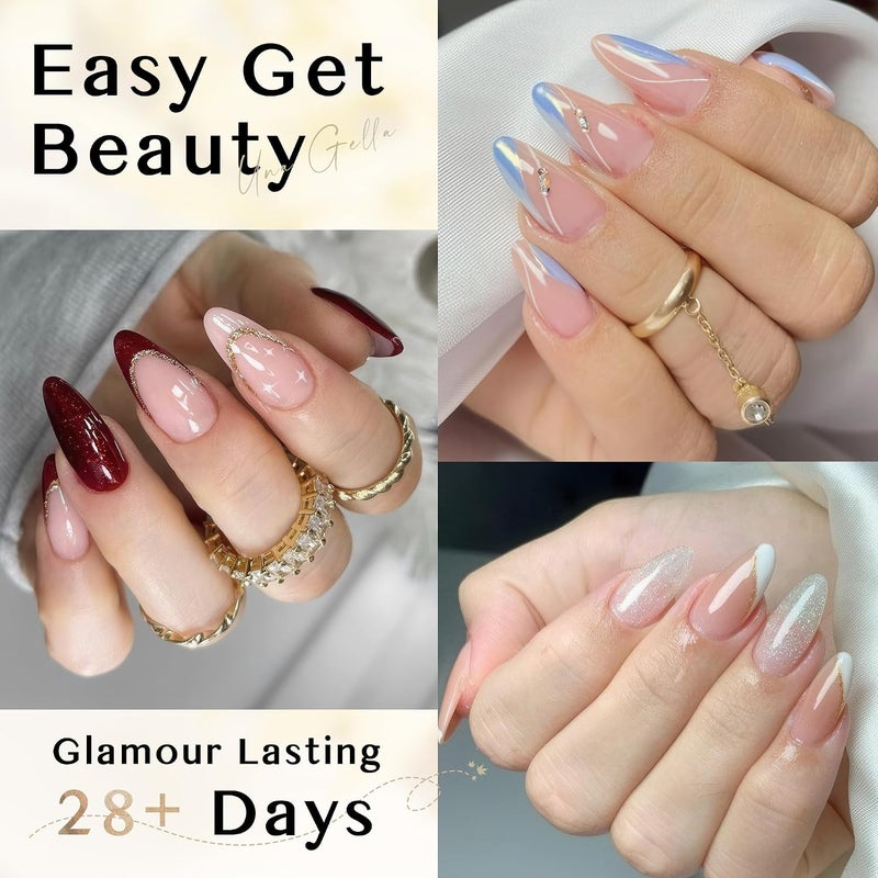 Globally engineered build Almond Gel Nails Tips Medium: 504pcs Full Matte Soft Gel Almond Shape Nail Tips Half Cover Clear Gelly Tips for Nail Art Press On Nails 12 Sizes, Nail Extensions Temp & permanent project compatible - Image 2