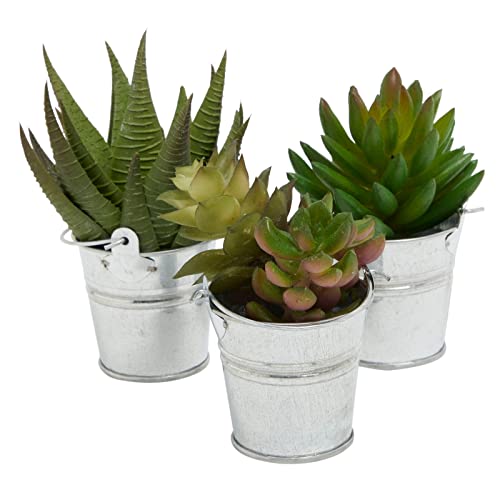 Juvale Mini Metal Buckets - 2 x 2 in, Silver, Pack of 24 - Mini Tin Buckets & Metal Tins with Handles for Party Favors, Crafts & Galvanized Decor - Image 5