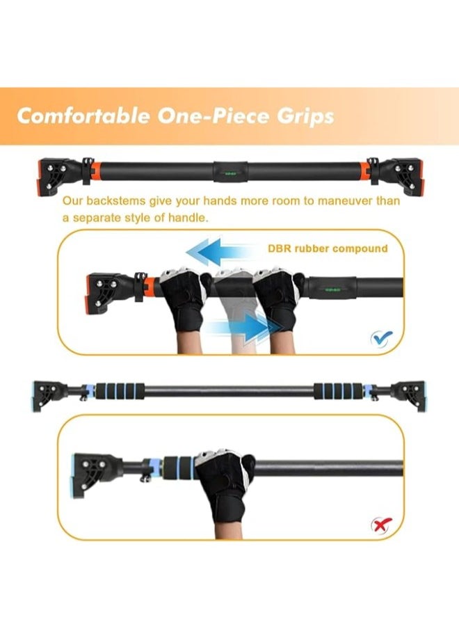 Generic - Pull Up Bar, Door Pull Up Bar with Level Gauge, Screwless Installation, Adjustable for Different Width Doors, 440lbs, Home Gym Fitness Workout Bar - Image 1