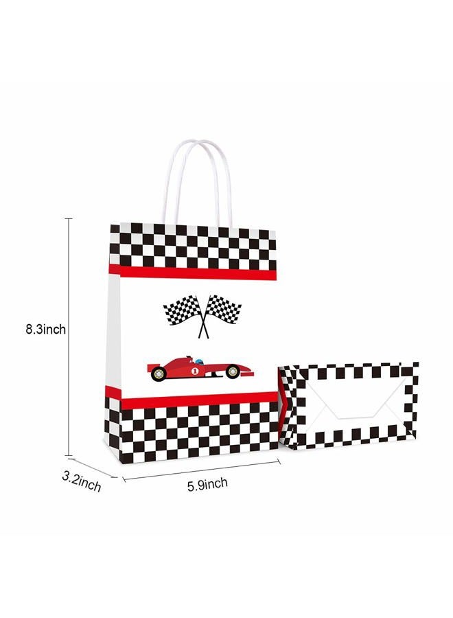 BCHOCKS 16 PCS Party Favor Bags for Racing Car Birthday Party Supplies, Party Gift Goody Treat Candy Bags for Racing Car Party Favors Decor for Racing Car Themed Birthday Decorations - Image 3
