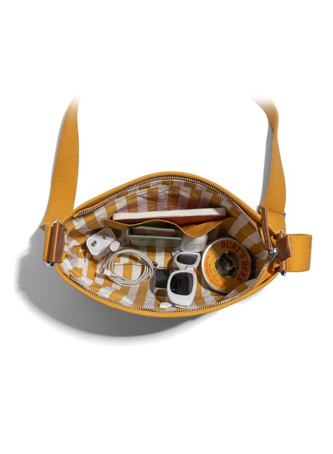 دايلي أوبجيكتز حقيبة كتف رفيعة من DailyObjects وحقيبة كروس من Sunday للنساء والفتيات | قماش قطني متين | حقيبة أنيقة للسفر/العمل | إغلاق بسحاب وحزام قابل للتعديل | جيوب واسعة - مجموعة - Image 4