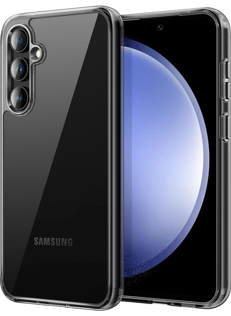 SNBFA Clear Phone Case for Samsung Galaxy A15 5G / 4G 6.5-Inch, Flexible TPU frame and PC Back Protective Slim Phone Cover, Anti-Fingerprints  - Image 1