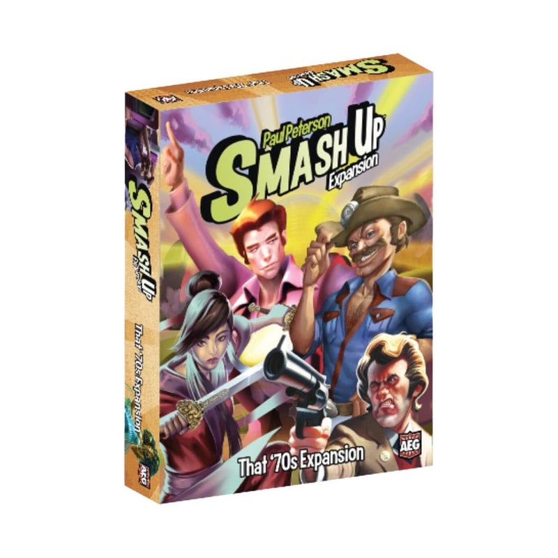AEG Smash Up That 70s Board Game Expansion Battle Card Game Disco Dancers Kung Fu Fighters Truckers Vigilantes 24 Players Ages 12 - Image 3