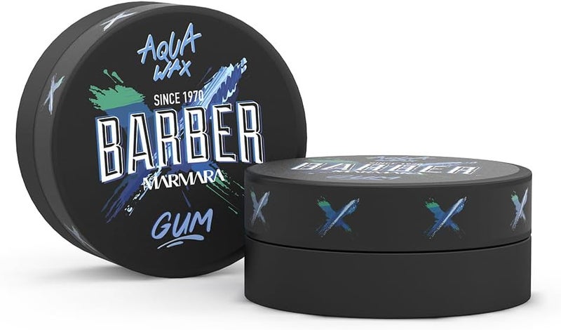 Barber Marmara Professional Gum Aqua Wax Gum Hair Gel Wax Men Women Hair Wax Strong Grip High Gloss Edge Control 150 ml