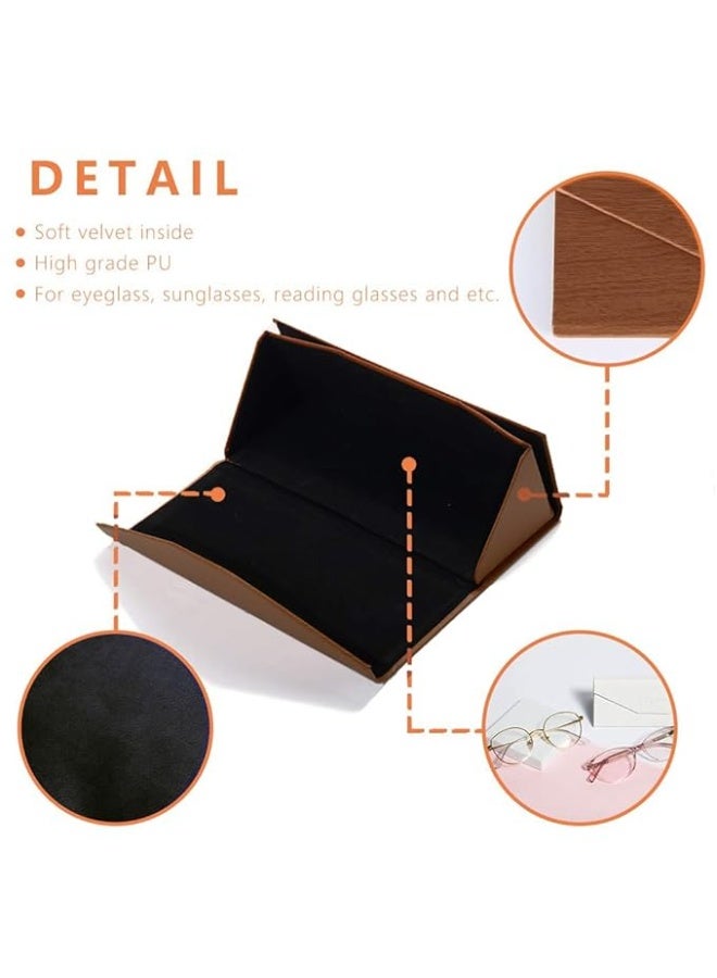 ANZAILALA Sunglass Case Specs Case for Men Women Foldable Eyeglass Case Hard Shell Portable Specs Cover Eyeglass Case Lightweight - Image 4