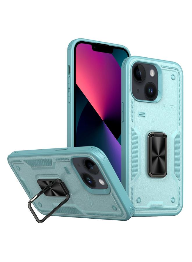 The Bros Case For iPhone 13 Ring Holder PC Hybrid TPU Phone Case