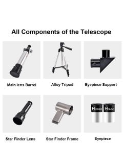 Astronomical Telescope 60mm HD Portable Telescope for Kids Telescope with Tripod Toy Telescope Set for Kids and Beginners - pzsku/ZF81A85F4C00D7888E768Z/45/_/1676357299/cbd81a6f-c739-487c-a7ac-93c00a43e138