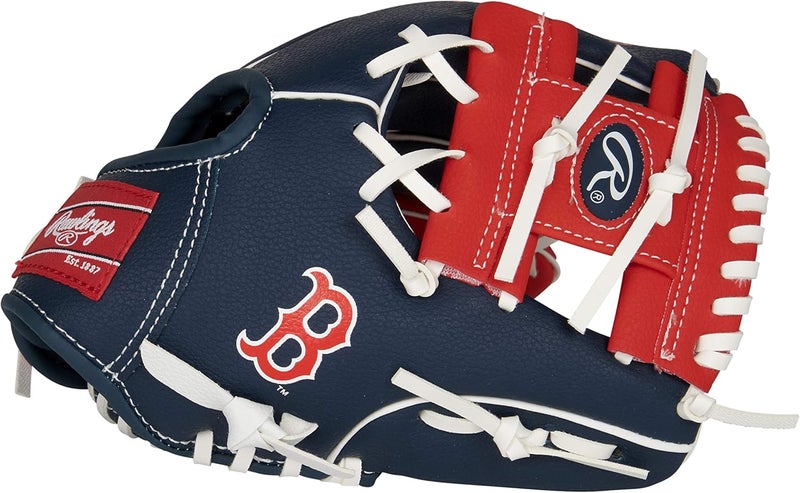 Rawlings سلسلة قفازات لاعبي MLB | قفازات كرة السلة للأطفال والشباب | 10" | جميع فرق MLB - Image 1
