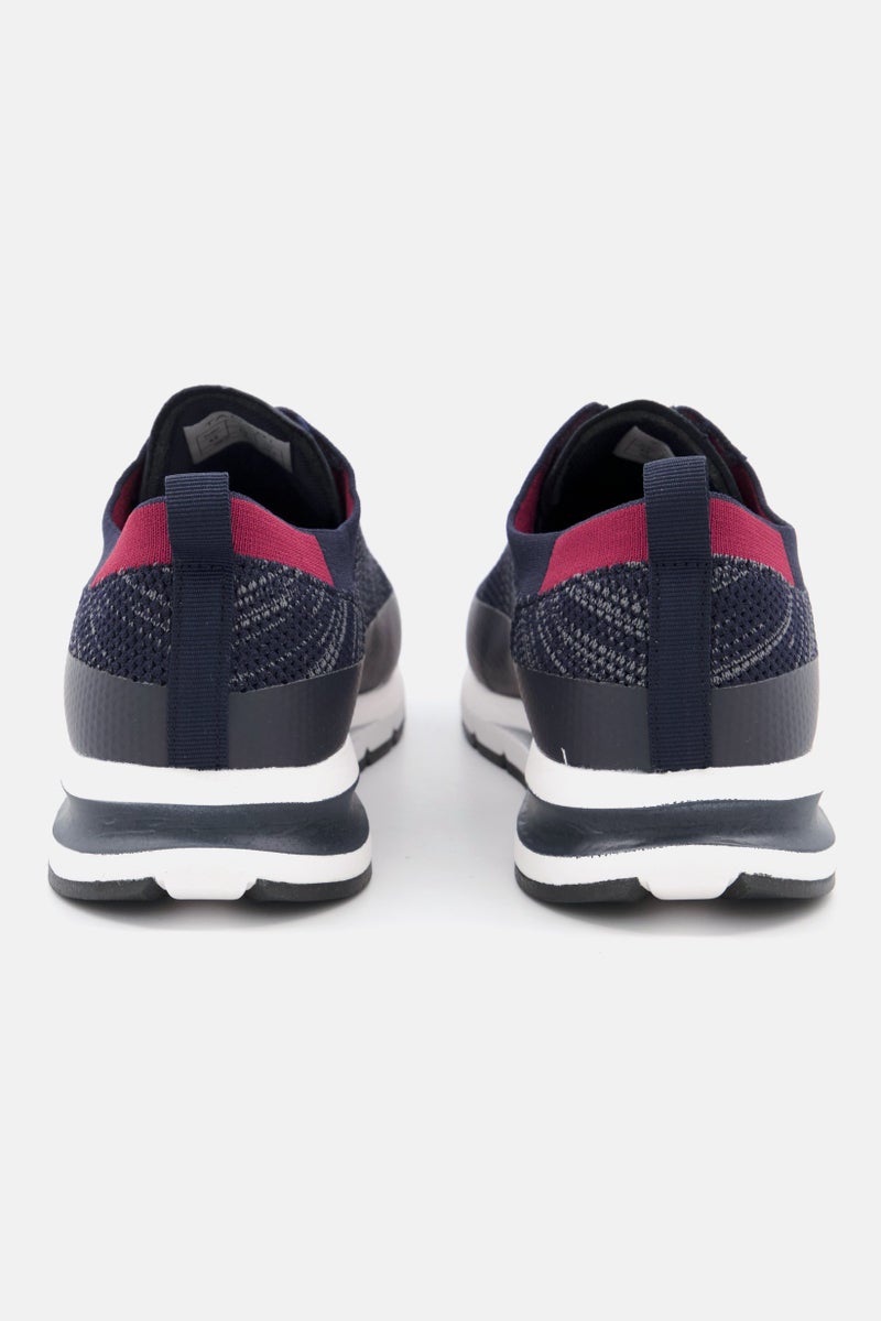 Tahari أحذية رجالية مزخرفة برباط، كحلي - Image 2