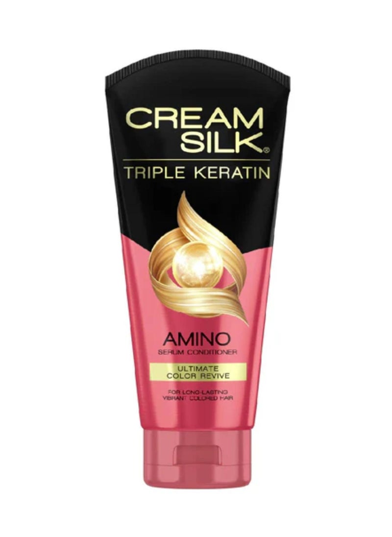 Creamsilk Triple Keratin Amino Serum Conditioner Ultimate Color Revive 300ml  - Image 1
