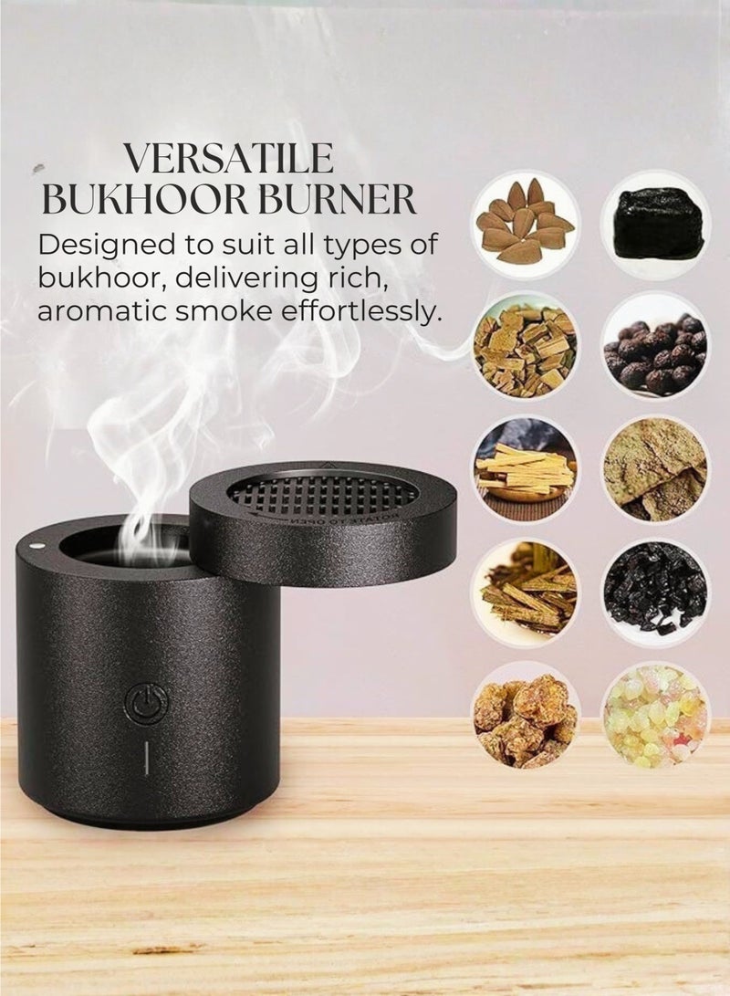 vexa pro Portable Electronic Bakhour Burner, Rechargeable Car Bakhoor Incense Diffuser, Type-C, Auto Shut-Off - Image 2