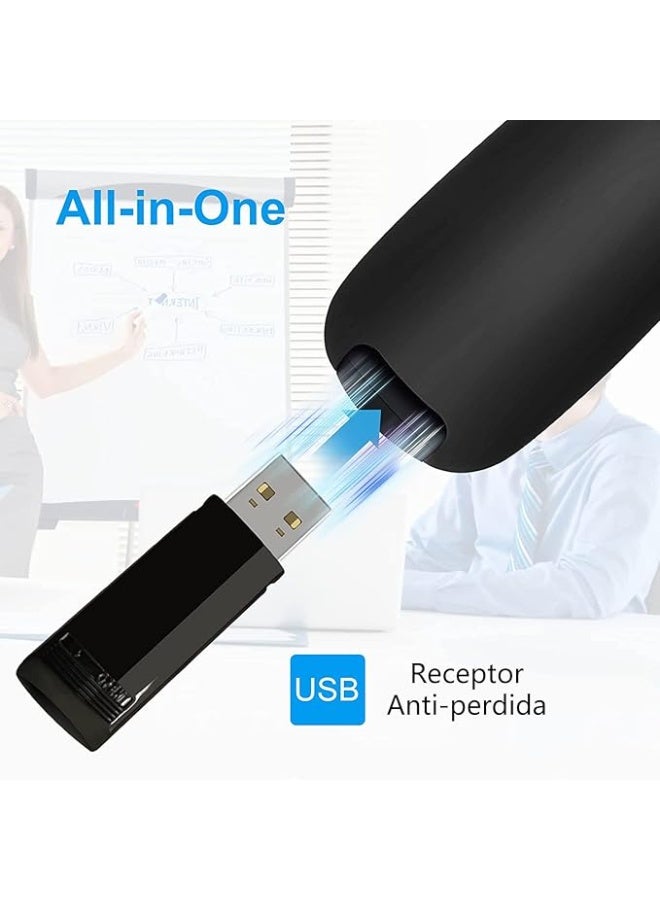 جهاز تحكم لاسلكي للعروض التقديمية 2.4 جيجاهرتز مع مستقبل USB – توصيل وتشغيل لأجهزة ويندوز وماك - Image 3