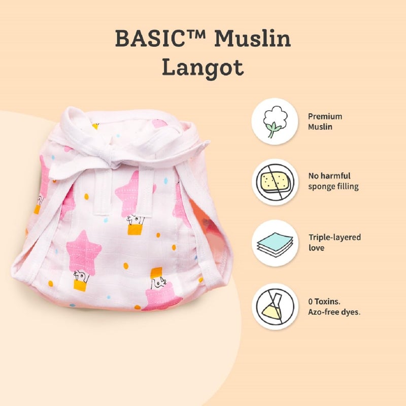 Superbottoms First Love Mega Gift Box | Softest, Breathable & Gentlest langots for your baby | Baby shower gift pack | No Mess Langots for Newborns between 0 to 9 months | Pack of 31 (Size: Small) - Image 5