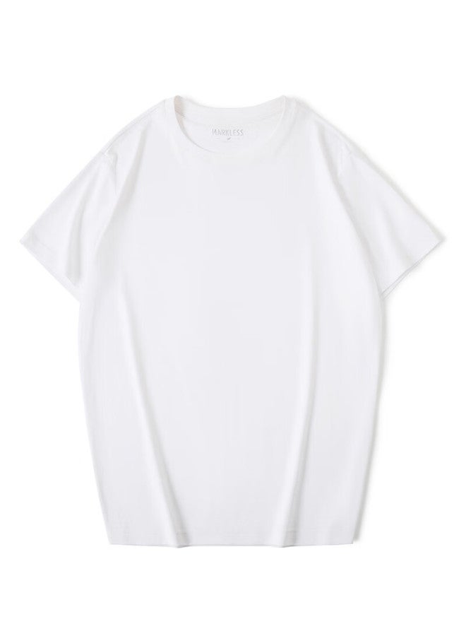 Markless Ammonia Soft Pure Cotton Men's T-shirt Summer Dry Short Sleeve Txb0635m Yunfeng White XL - Image 5