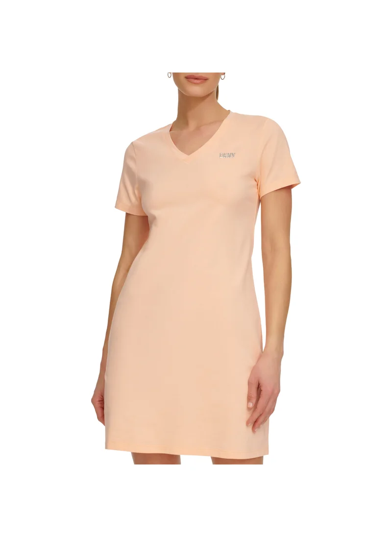 DKNY Sport V-Neck T-Shirt Dress