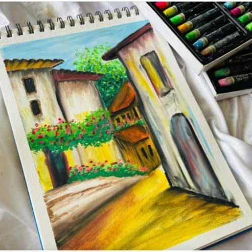 BRUSTRO Artists Oil Pastels | 48 Shades | Smooth, Multicolor, Intermixing, Bright and Intense Colours | Ideal for Students, Professionals, Non-Toxic, School. - Image 3