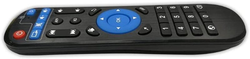 Amiroko جهاز تحكم عن بعد بديل متوافق مع صندوق أندرويد TV T95 وT95 MAX وT95Z Plus وT95K وT95V وT95U وT95W Pro وT95 X2 وQbox وQ Plus وX96 وH96 وMX1 وMX10 وT9 وTX3 وTX6 وH50 وHK1 وX88. - Image 1