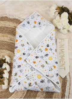 FUN MOMENT Turkish fabric baby meds for newborns decorated with various designs  - Image 1