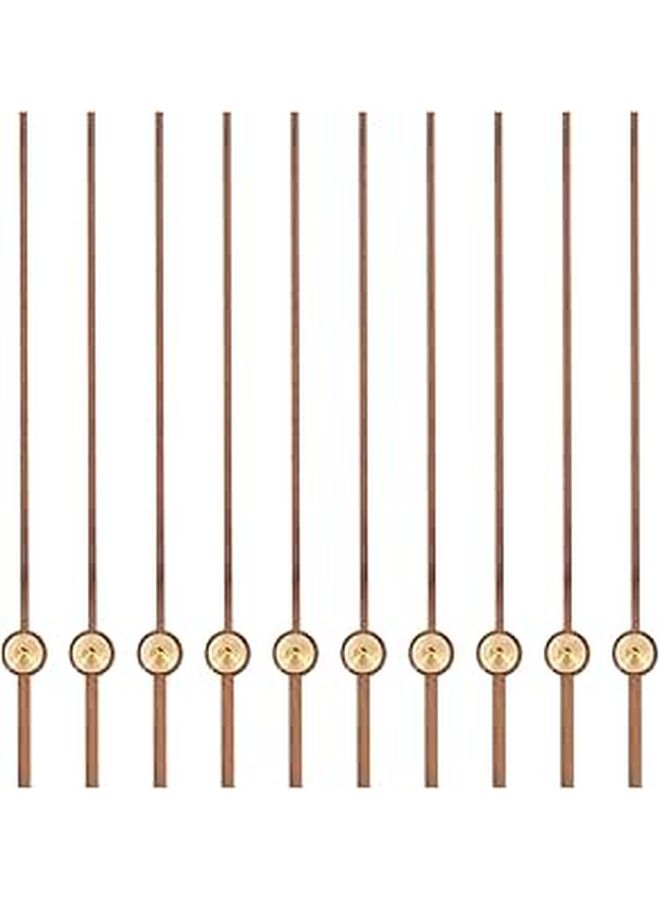 10 قطعة مجموعة استبدال أيدي الساعة الخشبية أدوات إصلاح ساعة الحائط DIY - Image 1