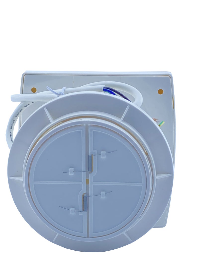 Veto مروحة شفط فيتو 5 بوصة لجدار المرحاض المنزلي، شفاط المطبخ، بدون ضوضاء، مروحة تهوية موفرة للطاقة، 220-240 فولت، 15 وات، 5 بوصة، أبيض - Image 3