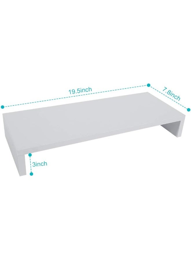 TPGP Monitor Shelf, Universal Monitor Stand 3 Colours For Office For Home (White, Blue) - Image 5