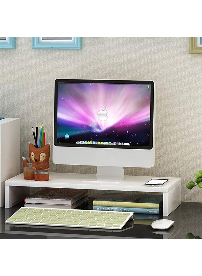 TPGP Monitor Shelf, Universal Monitor Stand 3 Colours For Office For Home (White, Blue) - Image 2