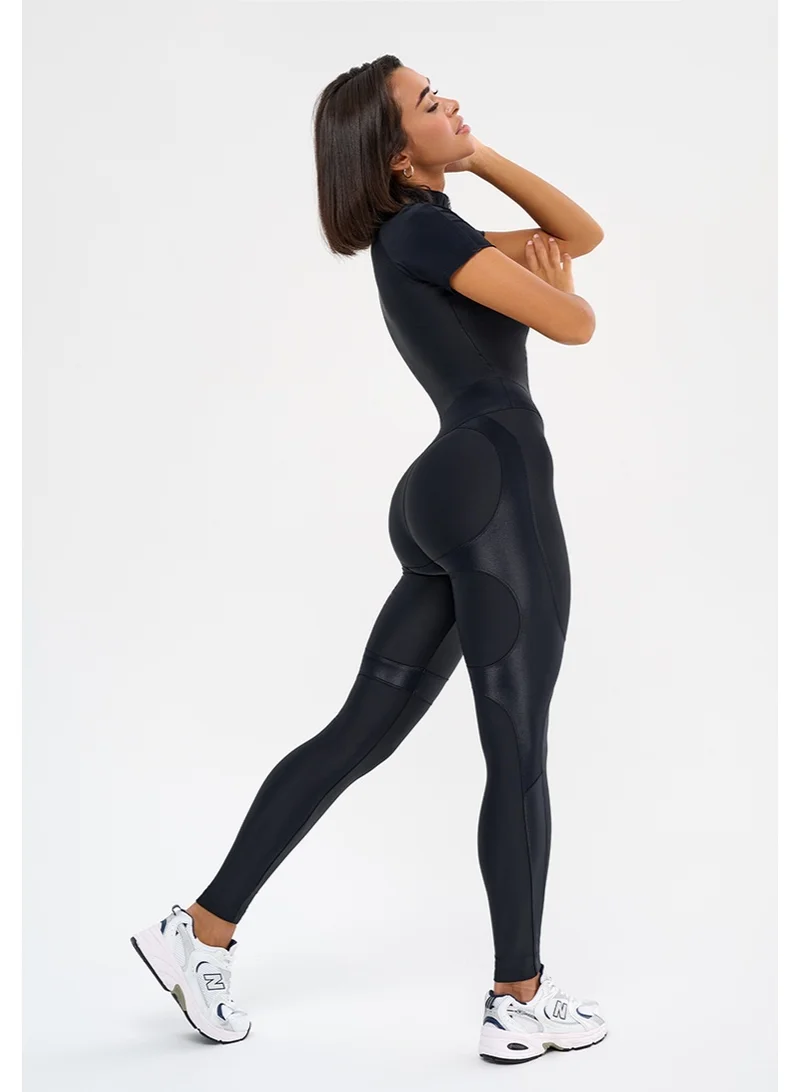 Bona Fide Bona Fide One Piece Workout Jumpsuits for Women - Athletic Romper Jumpsuit with Tummy Control and Lifting for Yoga, Gym