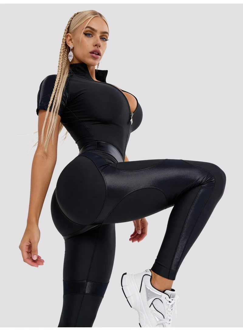 Bona Fide Bona Fide One Piece Workout Jumpsuits for Women - Athletic Romper Jumpsuit with Tummy Control and Lifting for Yoga, Gym