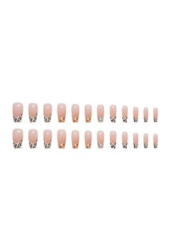 24 Pcs Ballet French Tip Press-On Nails, Includes Jelly Glue, Nail File, Wipes, and Wooden Stick, Perfect for Stylish Manicures at Home - pzsku/ZF81B3119009B70C94A86Z/45/_/1735105210/859775b2-de28-4c7d-b489-1dd68f5abcdd