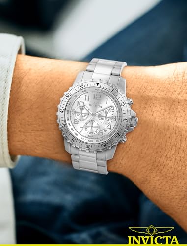 Invicta Men's Specialty Quartz Watch with Stainless Steel Band, Silver (Model: 6620) - Image 2