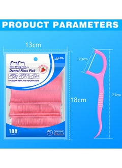 100pcs Dental Floss Picks ,Strawberry Floss Picks, Travel Tooth Picks Flossers,Floss Sticks For Teeth,Portable Floss - pzsku/ZF81B6380B7E27F7675DCZ/45/_/1722675542/e5efbd9a-1c8d-4727-8622-dc4365579737