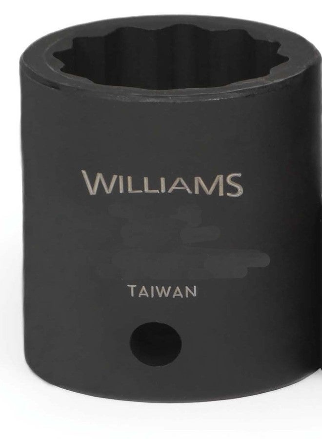 Williams 37621 1/2-Inch Drive 21mm Standard Impact Socket, 12-Point