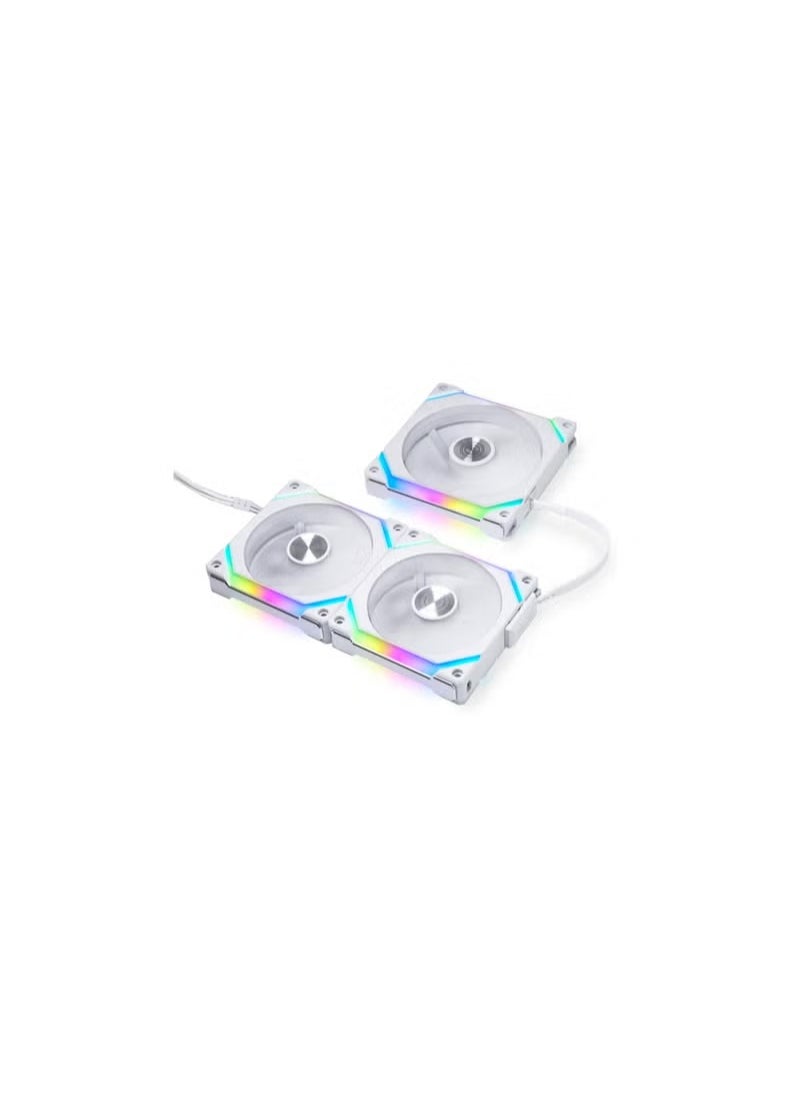 LIAN LI - Lian Li UNI FAN SL V2 RGB Revolutionized Daisy-Chain ARGB Fan 120mm Triple Pack White SL120V2-3W - Image 1