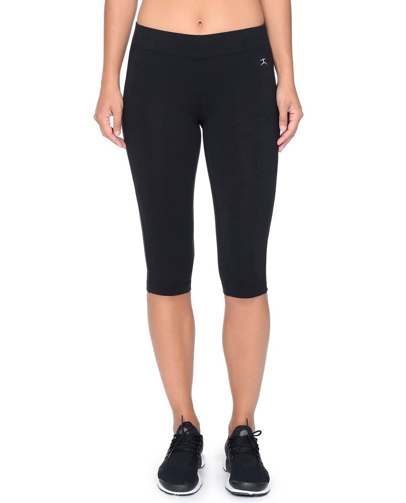 Danskin Women's Plus SizeCapri Legging Capri, Black, 1X - Image 5