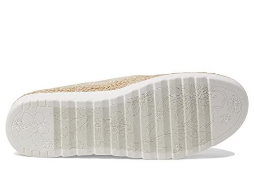 SKECHERS سكيشرز بوبس حذاء نسائي فليكس بادريل هاي كريسب ميدو إسبادريل، طبيعي، 7.5 - Image 3