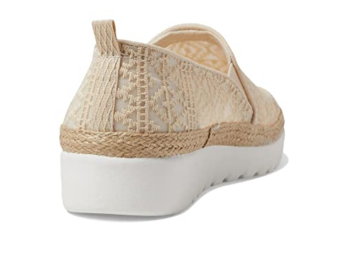 SKECHERS سكيشرز بوبس حذاء نسائي فليكس بادريل هاي كريسب ميدو إسبادريل، طبيعي، 7.5 - Image 5