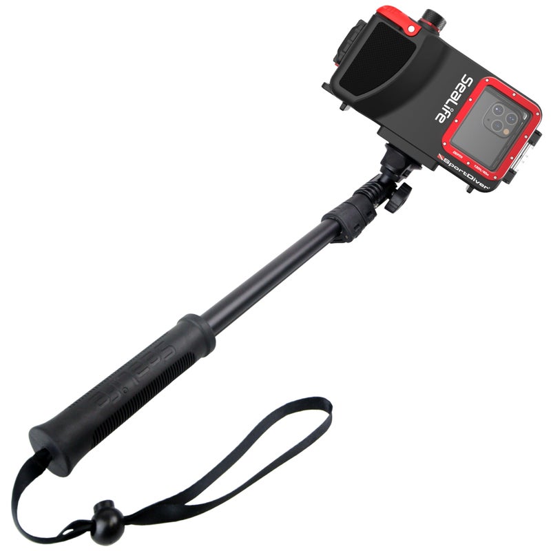 SeaLife AquaPod Mini Camera Pole with Standard Â¼-20 Camera Mount & Action Camera Adapter - Extends 15.5 to 38â€ - Gets Closer to Subjects - Tilts for Selfies - Image 4