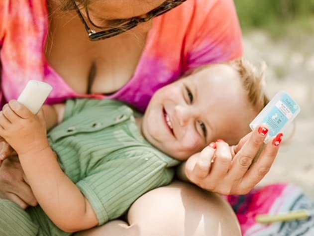 Babo Botanicals Sensitive Baby Mineral Sunscreen Stick SPF 50 - 70% Organic Ingredients - Zinc Oxide - NSF & MADE SAFE and EWG Certified - Water Resistant - Fragrance-Free - Babies & Kids - Image 3