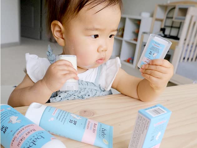 Babo Botanicals Sensitive Baby Mineral Sunscreen Stick SPF 50 - 70% Organic Ingredients - Zinc Oxide - NSF & MADE SAFE and EWG Certified - Water Resistant - Fragrance-Free - Babies & Kids - Image 5