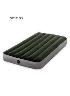 INTEX Intex Inflatable Mattress，Indoor and Outdoor Inflatable Air Mattress，Thickening Outdoor Camping Air Mattress Bed，Classic Black Downy Airbed，Comfortable and Soft 99*191*25CM  - Image 1