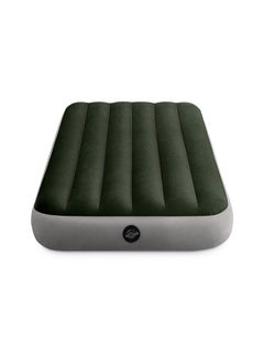 INTEX Intex Inflatable Mattress，Indoor and Outdoor Inflatable Air Mattress，Thickening Outdoor Camping Air Mattress Bed，Classic Black Downy Airbed，Comfortable and Soft 99*191*25CM  - Image 3