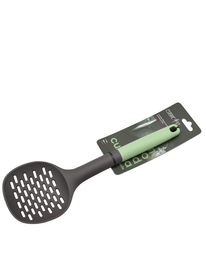 Cuisine Art مغرفة نايلون بمقبض PP من كوزين آرت مع ثقب للتعليق، أخضر بيستو 32.5 سم - Image 2